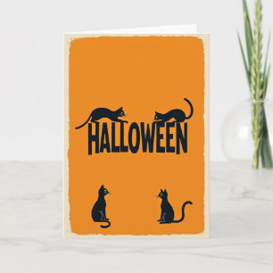 Halloween Night Prowlers Card