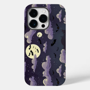 halloween night sky vector wed spooky Case-Mate iPhone 14 pro case