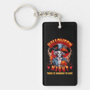 Halloween Night There Is Nowhere To Hide Key Ring