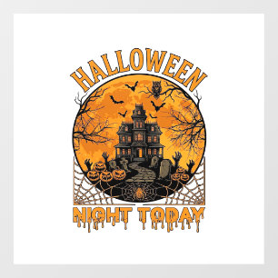 Halloween Night Today Haunted Mansion Pumpkins Owl