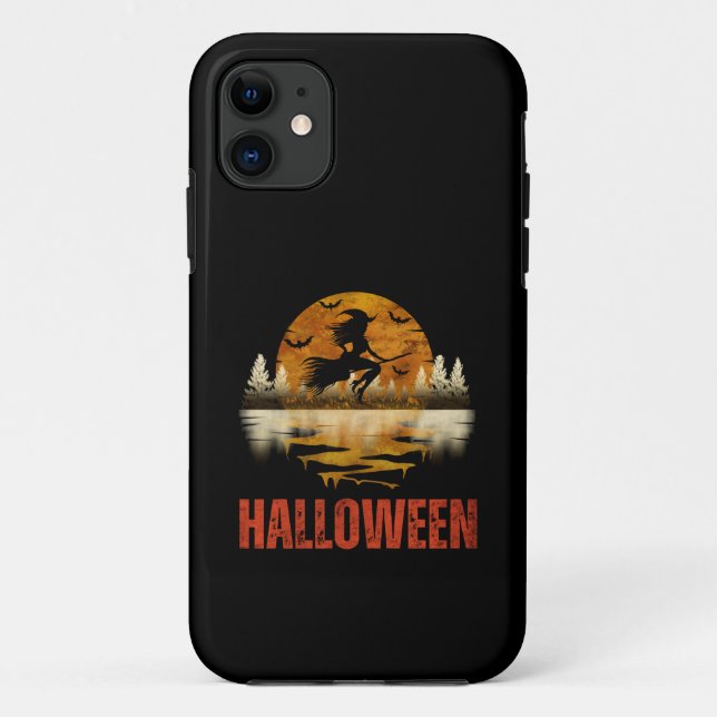 HALLOWEEN NIGHT WITCH Case-Mate iPhone CASE (Back)