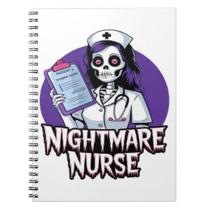 Halloween Nightmare Nurse Classic T-Shirt Notebook