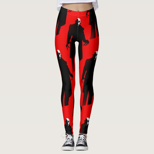 halloween nosferatu leggings (Front)