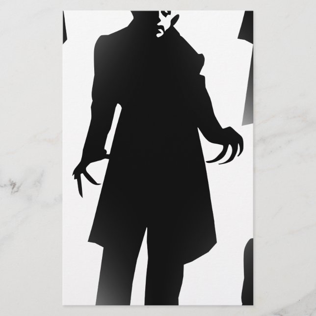 halloween nosferatu stationery (Front)