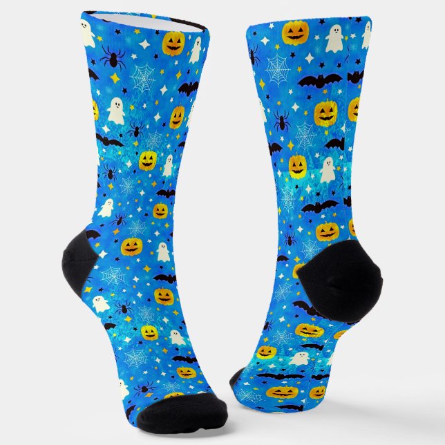 Halloween Not So Spookies Socks (Angled)