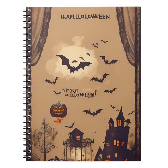 halloween notebook (Front)