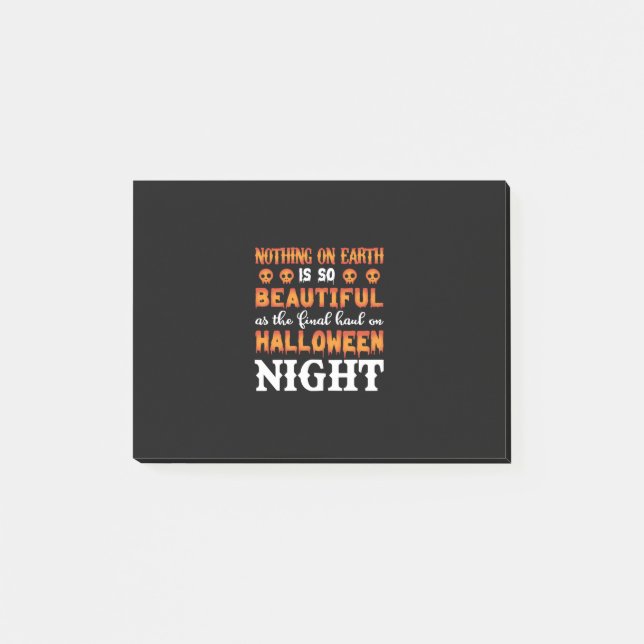 Halloween Nothing On Earth Post-it Notes (Front)