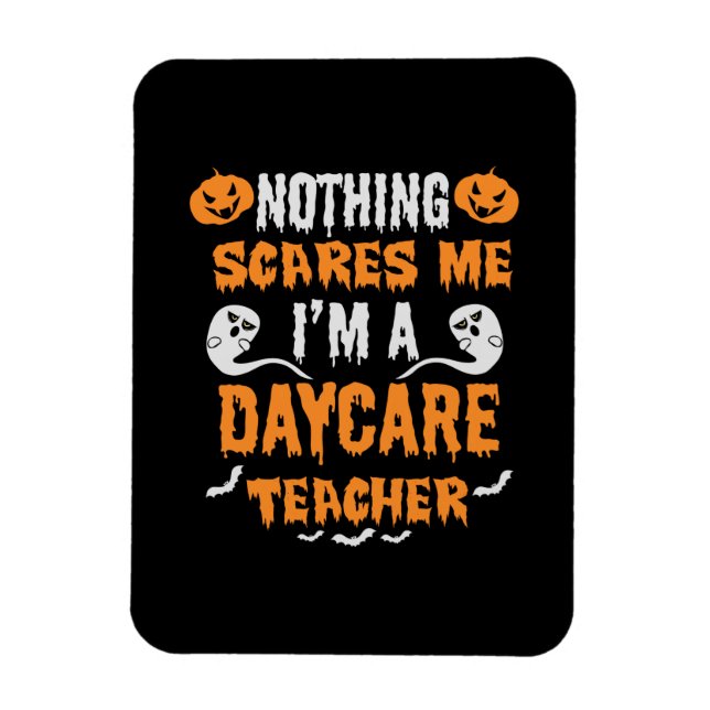Halloween Nothing Scares Me Birthday Magnet (Vertical)
