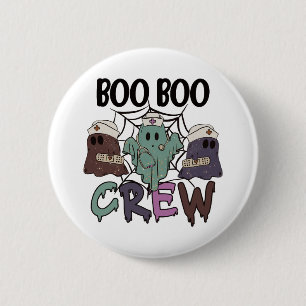 Halloween Nurse Boo Boo crew 6 Cm Round Badge
