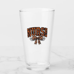 Halloween Nurse Coquette Bow Spooky Classic T-Shir Glass