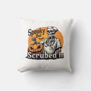 Halloween Nurse Design Oversized T-Shirt Cushion