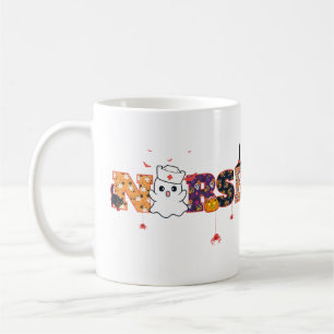 Halloween Nurse Ghost Coffee Mug