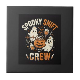 Halloween Nurse Ghost Squad Tile