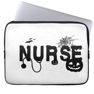 Halloween Nurse Hospital Laptop Sleeve