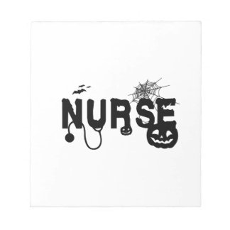 Halloween Nurse Hospital Notepad
