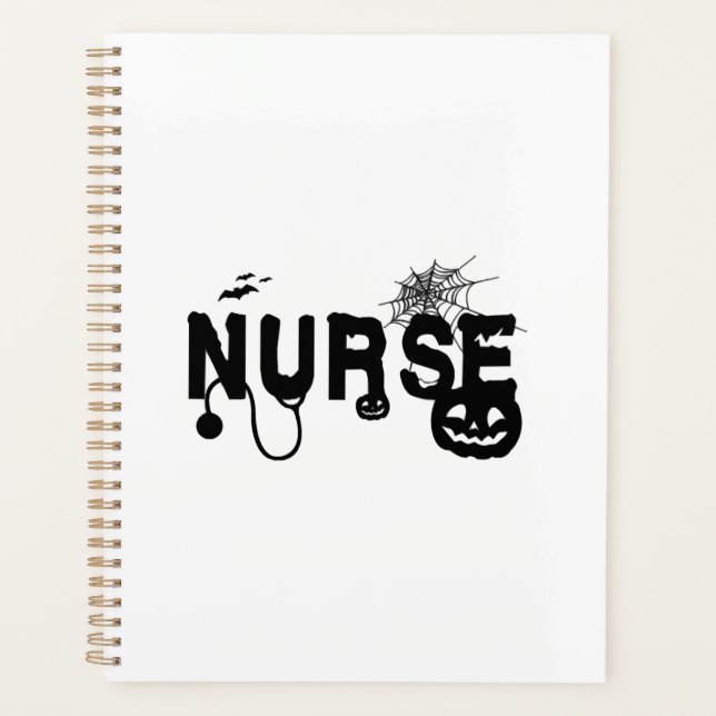 Halloween Nurse Hospital Planner (Front)