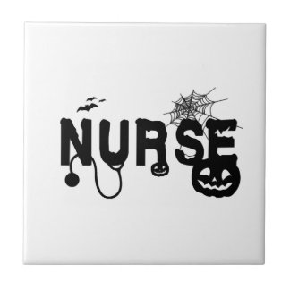 Halloween Nurse Hospital Tile