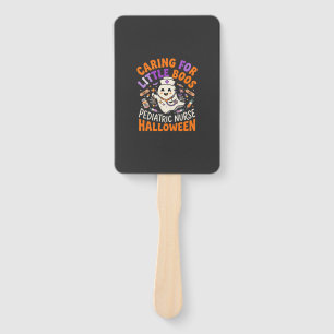 Halloween Nurse Little Boos Hand Fan