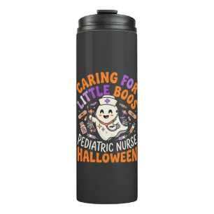 Halloween Nurse Little Boos Thermal Tumbler