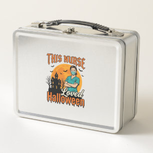 Halloween Nurse Loved Halloween Vintage Spooky_1 Metal Lunch Box