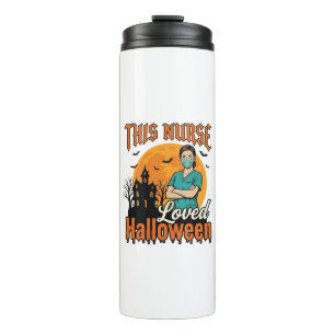 Halloween Nurse Loved Halloween Vintage Spooky_1 Thermal Tumbler