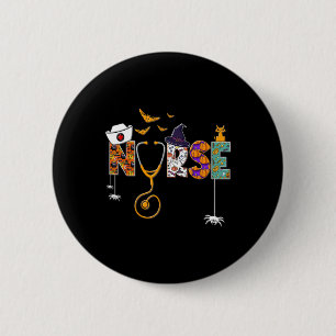 Halloween Nurse Nursing Cute Health Worker Hallowe 6 Cm Round Badge