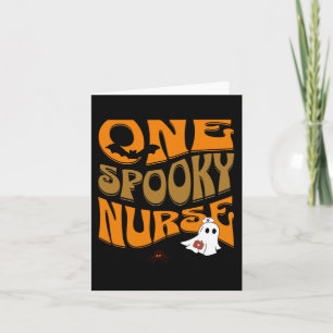 Halloween Nurse Product Funny Scary Creepy Ghost C Card