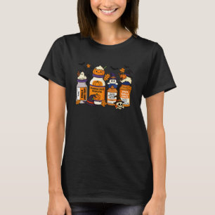 Halloween Nurse Pumpkin Spice Propofol Ativan ICU T-Shirt