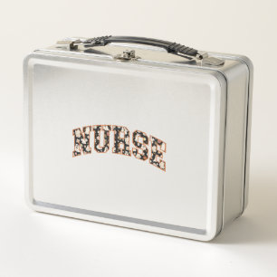 Halloween Nurse Retro Fall Season Metal Lunch Box