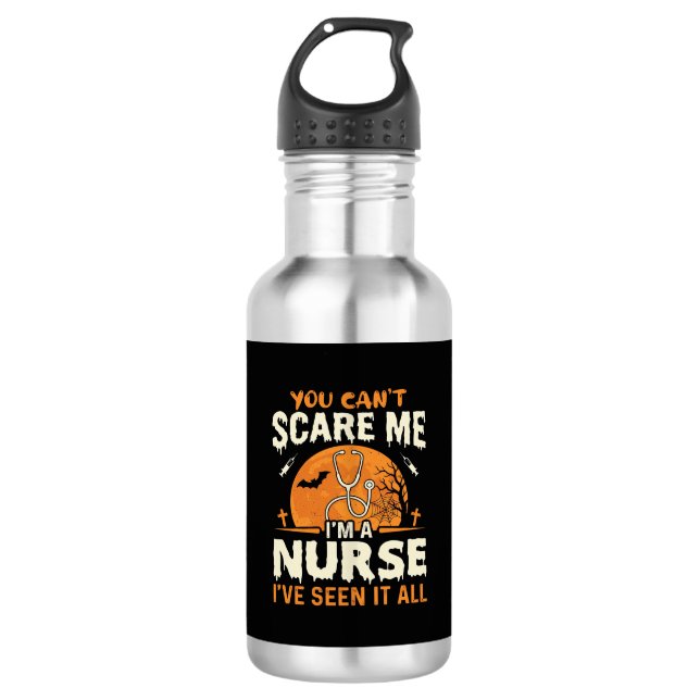 Halloween Nurse Scare Me 532 Ml Water Bottle (Front)