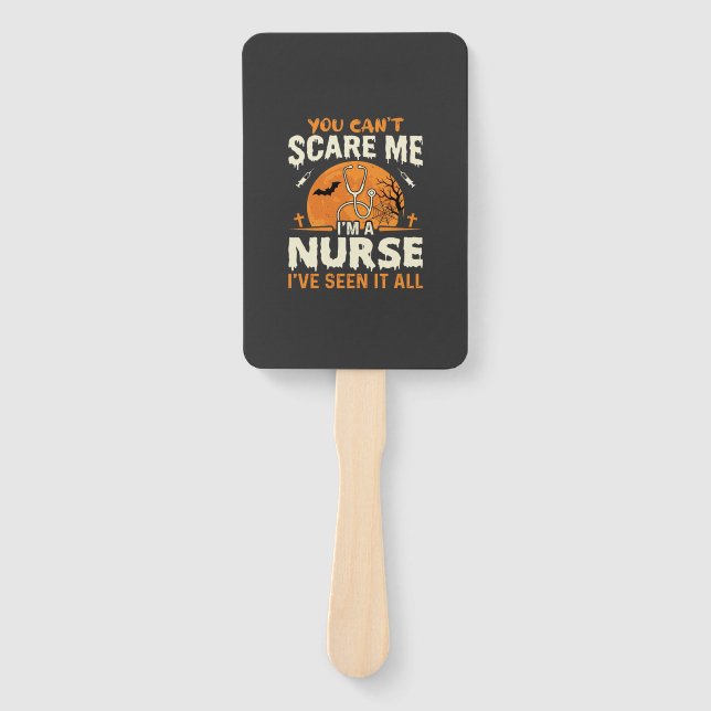 Halloween Nurse Scare Me Hand Fan (Front)