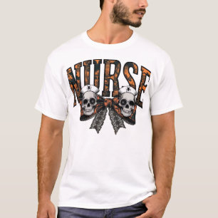 Halloween Nurse Scary Coquette Bow Classic T-Shirt