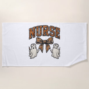 Halloween Nurse Scary Coquette Bow Classic T-Shirt Beach Towel
