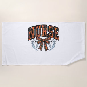 Halloween Nurse Scary Coquette Bow Classic T-Shirt Beach Towel
