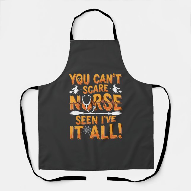 Halloween Nurse Seen It All Design_1 Apron (Front)