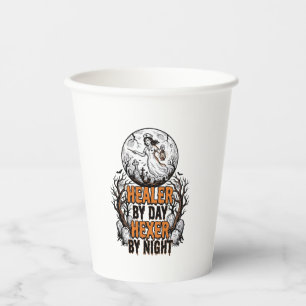Halloween Nurse Shirt Vintage Engraving Spooky Nur Paper Cups