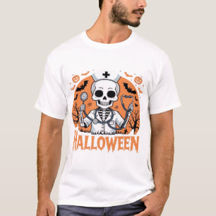 Halloween Nurse skeleton Essential T-Shirt_1 T-Shirt