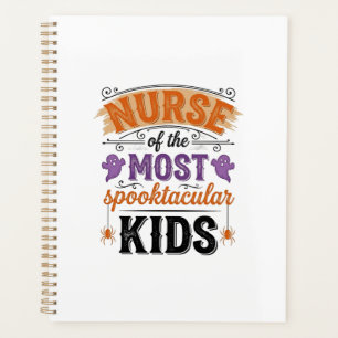 Halloween Nurse Spooktacular Kids Vintage Design_1 Planner
