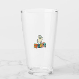 Halloween Nurse Spooky Ghost Retro Funny_1 Glass
