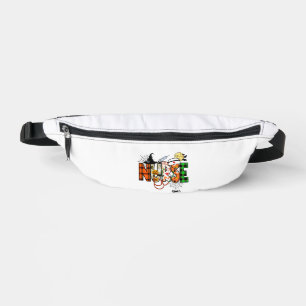 Halloween Nurse Sticker Bum Bags