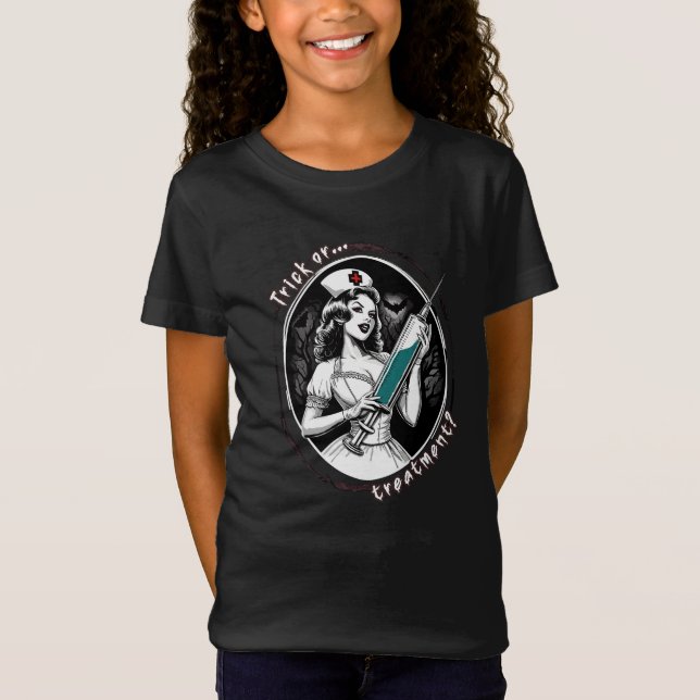 Halloween Nurse T-Shirt (Front)