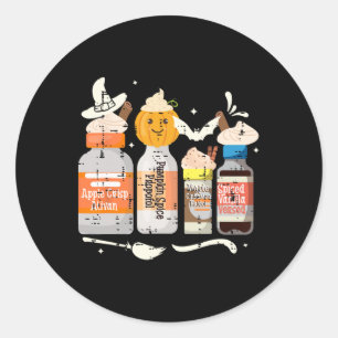 Halloween Nurse Tee Crna Pacu Er Ed Icu Cricital C Classic Round Sticker