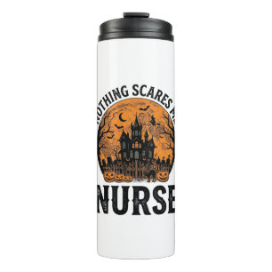 Halloween Nurse Vintage Spooky Moon Design_1 Thermal Tumbler