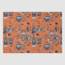 Halloween-O-Rama Tissue Wrapping Paper