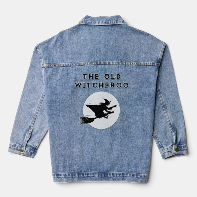 Halloween October Denim Jacket (Back)