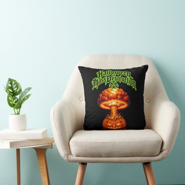 Halloween of Mass Destruction Nuclear Jack-o'-Lant Cushion (Chair)