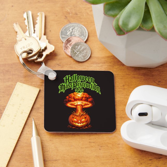 Halloween of Mass Destruction Nuclear Jack-o'-Lant Key Ring (Desk)