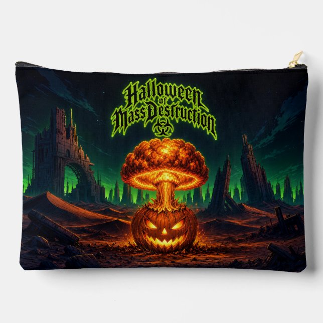 Halloween of Mass Destruction Radioactive Pumpkin  Accessory Pouch (Back)