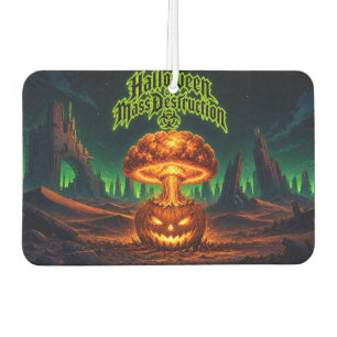 Halloween of Mass Destruction Radioactive Pumpkin Car Air Freshener