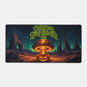 Halloween of Mass Destruction Radioactive Pumpkin Desk Mat